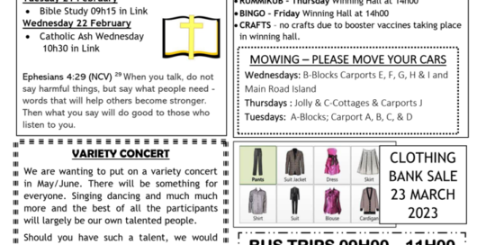 News Letter 15 February 2023 - 1