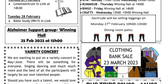 News Letter 22 February 2023 - 1